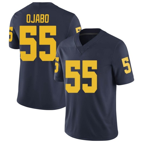 David Ojabo Michigan Wolverines Men's NCAA #55 Navy Limited Brand Jordan College Stitched Football Jersey OSN3454JM